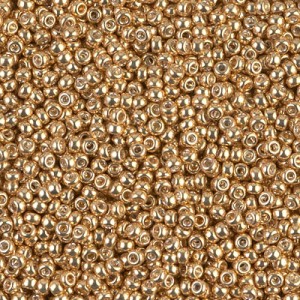 10gr Rocailles Miyuki 11/0 Galvanized gold 1052