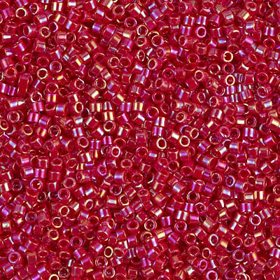 5gr Délica Miyuki 11/0 Opaque red ab DB 0162