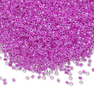 5gr Délica Miyuki 11/0 Luminous plum crazy DB 2038