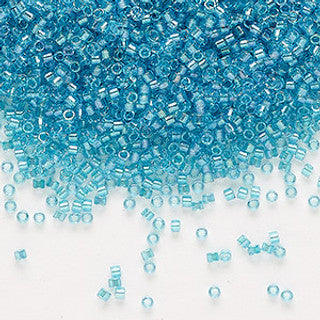 5gr Délica Miyuki 11/0 Fancy lined aqua DB 2382
