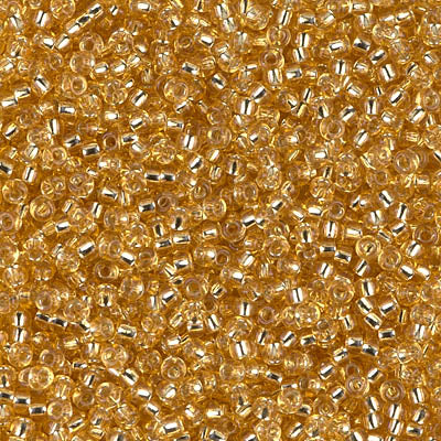 10gr Rocailles Miyuki 11/0 Gold silverlined 3
