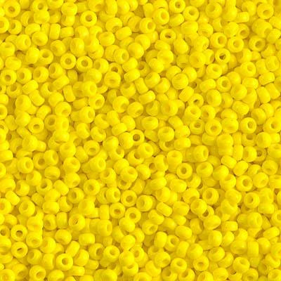 10gr Rocailles Miyuki 11/0 Opaque yellow 404