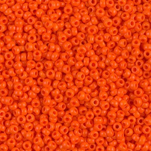 10gr Rocailles Miyuki 11/0 Opaque orange 406
