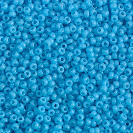 10gr Rocailles Miyuki 11/0 Opaque blue turquoise 413