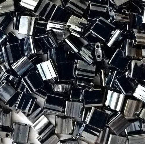 5gr Tilas Miyuki 5x5mm Gunmetal metallic argent 0464