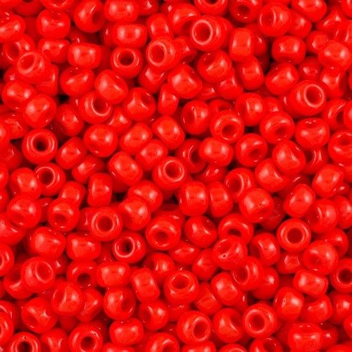 10gr Rocailles Miyuki 11/0 Opaque red 408