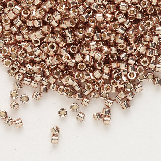 5gr Délica Miyuki 11/0 Duracoat galvanized rose champagne DB 2504